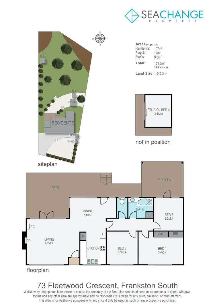 Floorplan of Homely house listing, 73 Fleetwood Crescent, Frankston South VIC 3199