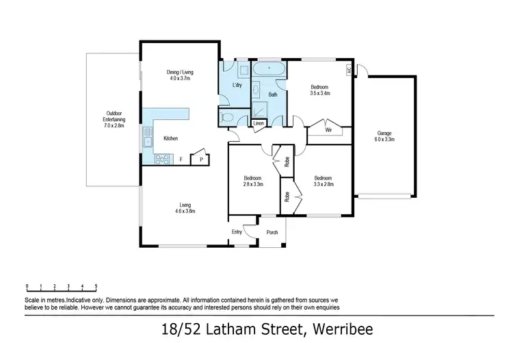 Floorplan of Homely house listing, 18/52 Latham Street, Werribee VIC 3030