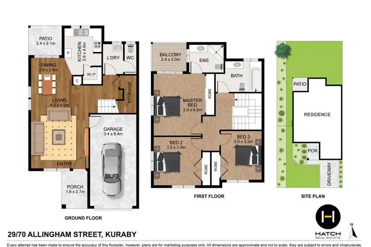 Floorplan of Homely townhouse listing, 29/70 Allingham Street, Kuraby QLD 4112