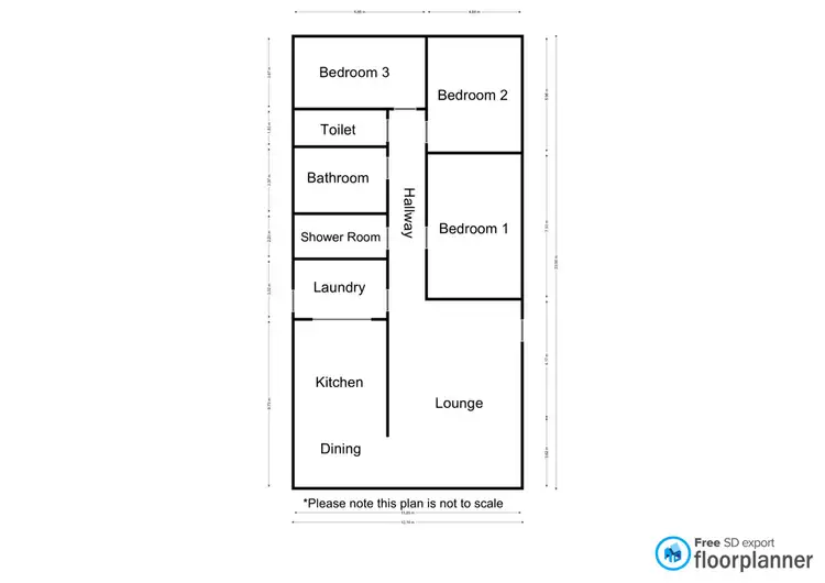 Floorplan of Homely house listing, 8 Pine Street, Nhill VIC 3418