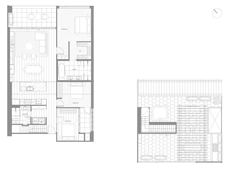 Floorplan of Homely apartment listing, 305/14 Woodruff Street, Port Melbourne VIC 3207