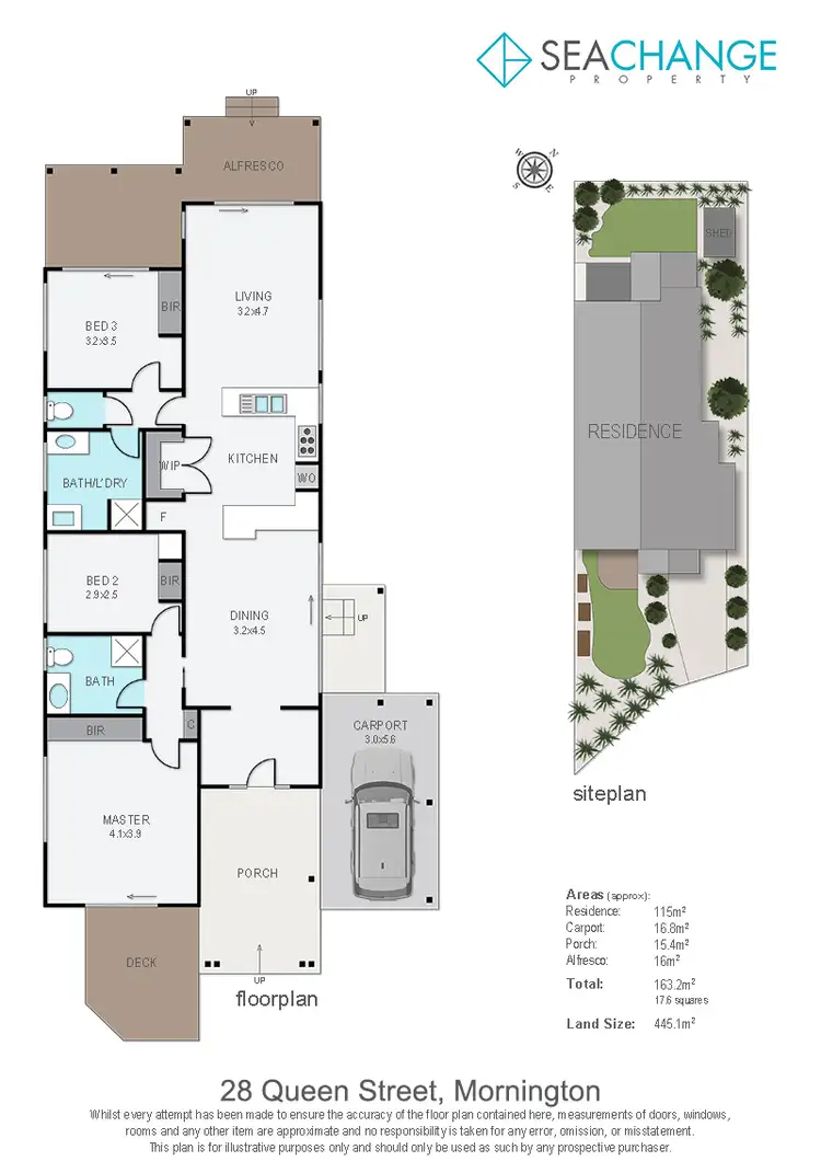 Floorplan of Homely house listing, 28 Queen Street, Mornington VIC 3931