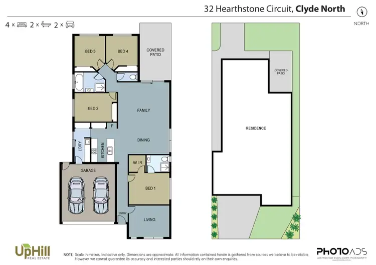Floorplan of Homely house listing, 32 Hearthstone Circuit, Clyde North VIC 3978