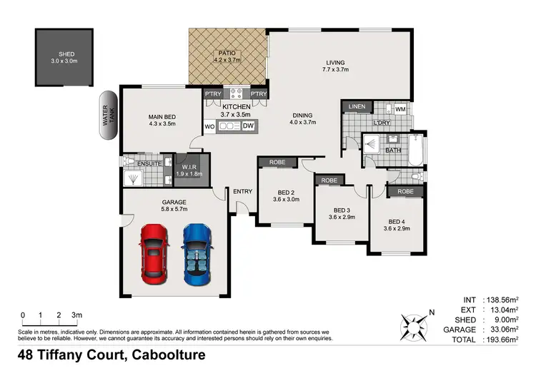 Floorplan of Homely house listing, 48 Tiffany Court, Caboolture QLD 4510