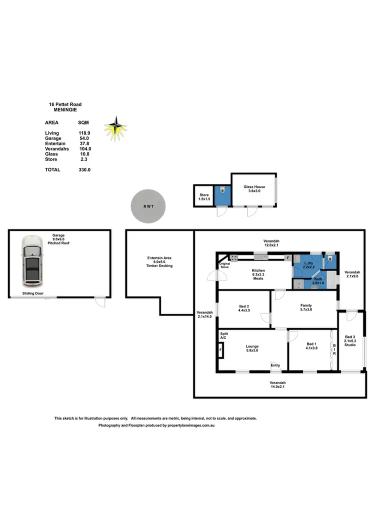 Floorplan of Homely house listing, 16 Pettet Road, Meningie SA 5264