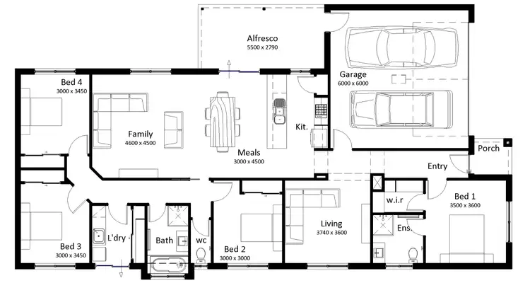Floorplan of Homely house listing, 62 Lawson Circuit, Lavington NSW 2641