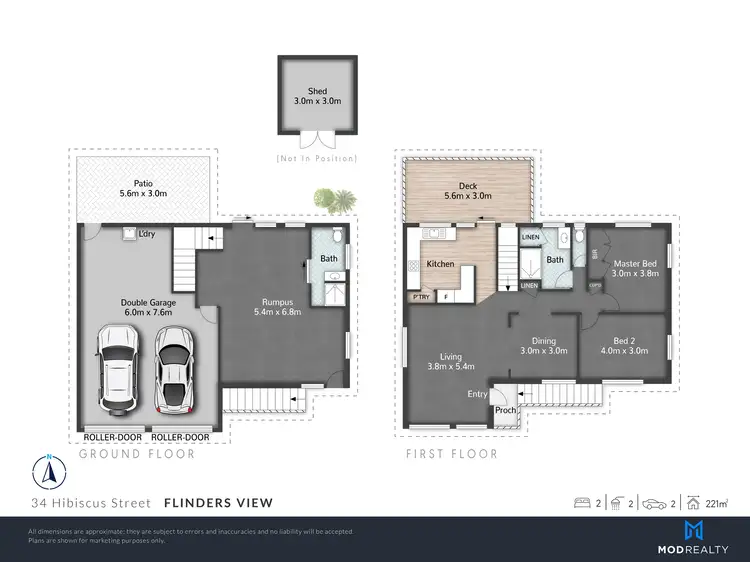 Floorplan of Homely house listing, 34 Hibiscus Street, Flinders View QLD 4305