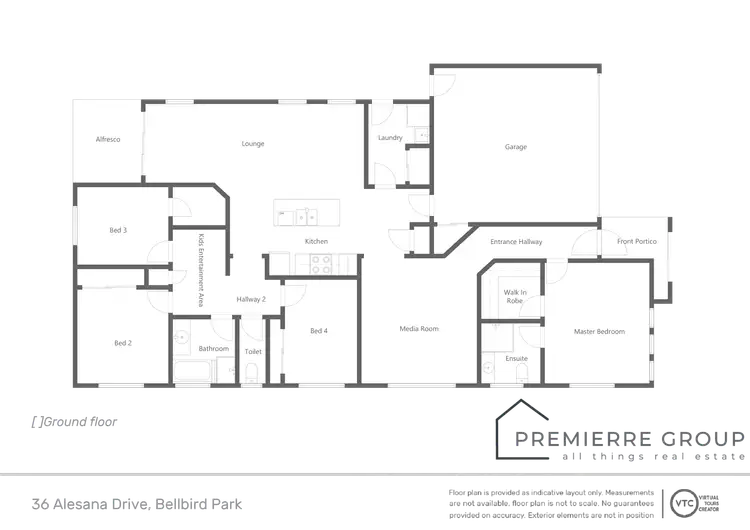 Floorplan of Homely house listing, 36 Alesana Drive, Bellbird Park QLD 4300