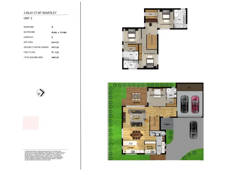 Floorplan of Homely townhouse listing, 3 Islay Court, Mount Waverley VIC 3149