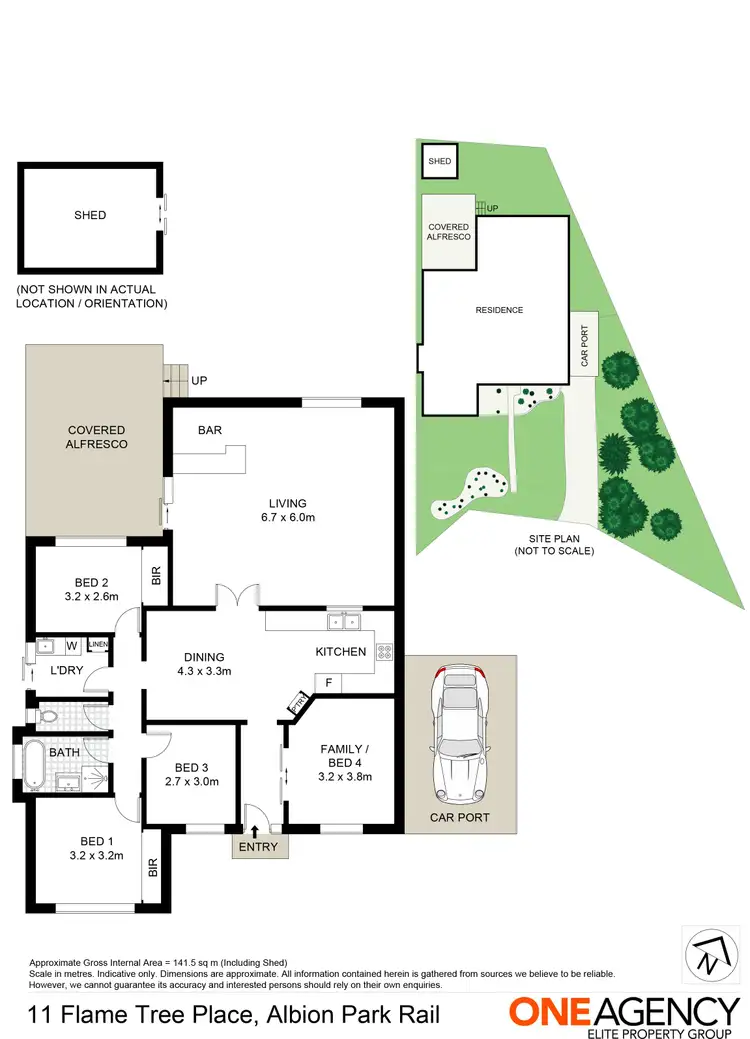 Floorplan of Homely house listing, 11 Flame Tree Place, Albion Park Rail NSW 2527
