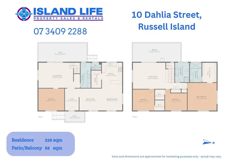 Floorplan of Homely house listing, 10 DAHLIA STREET, Russell Island QLD 4184