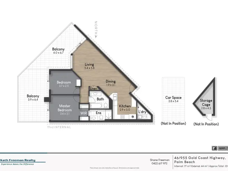 Floorplan of Homely apartment listing, 46/955 Gold Coast Highway, Palm Beach QLD 4221