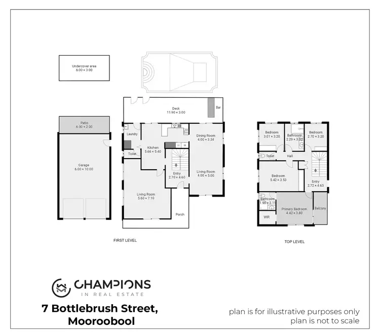 Floorplan of Homely house listing, 7 Bottlebrush Street, Mooroobool QLD 4870