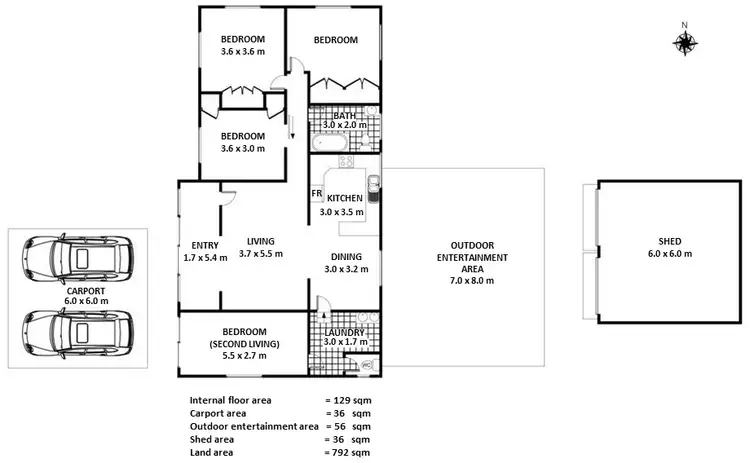 Floorplan of Homely house listing, 40 Ellis Street, Wilsonton QLD 4350