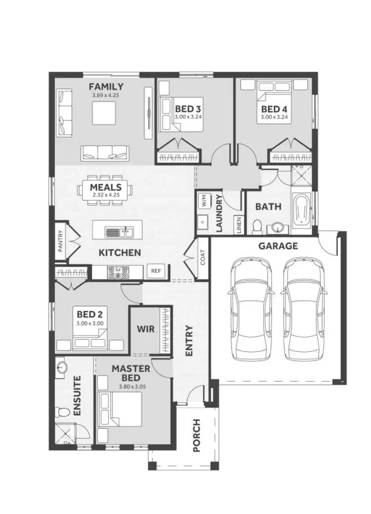 Floorplan of Homely house listing, (LOT 717) 18 Bud Street, Diggers Rest VIC 3427