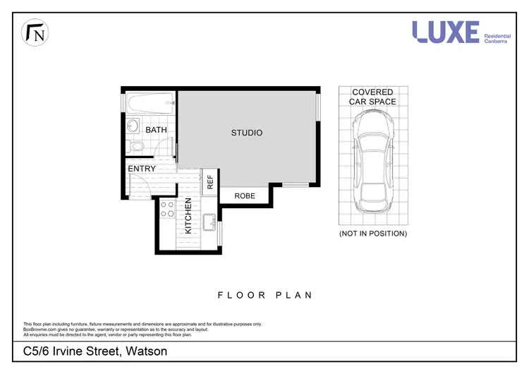 Floorplan of Homely apartment listing, C5/6 Irvine Street, Watson ACT 2602