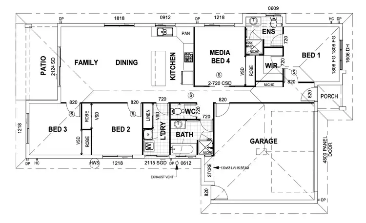 Floorplan of Homely house listing, 15 Neerebah Court, Julago QLD 4816