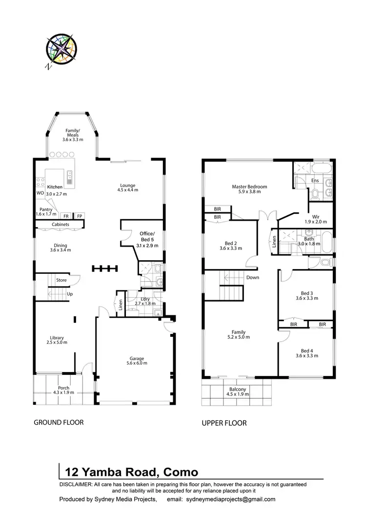 Floorplan of Homely house listing, 12 Yamba Road, Como NSW 2226