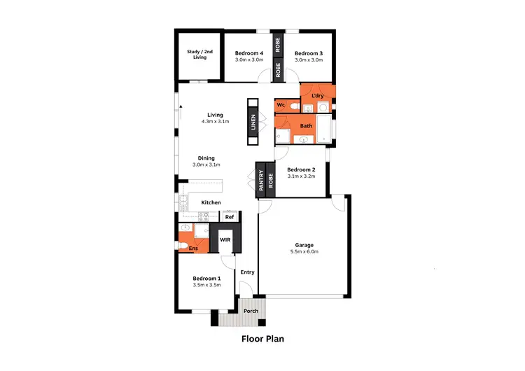 Floorplan of Homely house listing, 266 Boundary Road, Mount Duneed VIC 3217