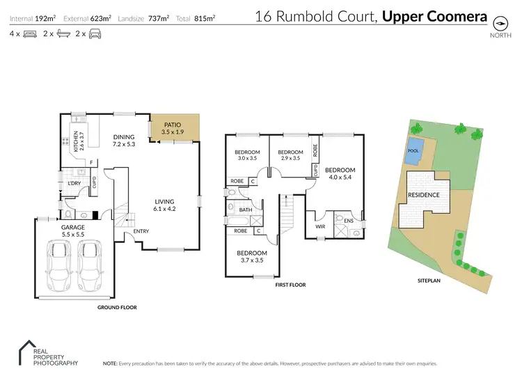 Floorplan of Homely house listing, 16 Rumbold Court, Upper Coomera QLD 4209