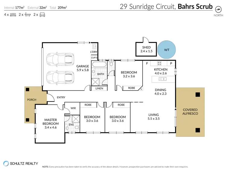 Floorplan of Homely house listing, 29 Sunridge Circuit, Bahrs Scrub QLD 4207