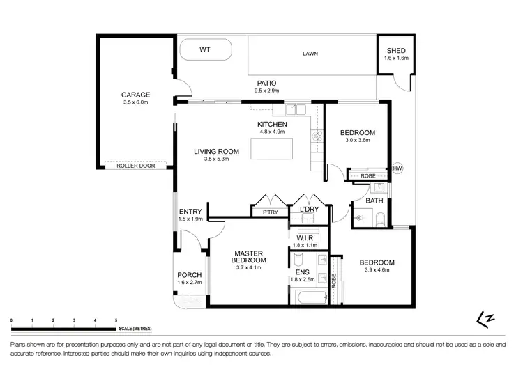 Floorplan of Homely townhouse listing, 3/20 Barunah Street, Hadfield VIC 3046