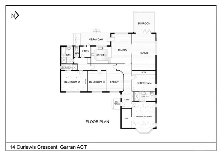 Floorplan of Homely house listing, 14 Curlewis Crescent, Garran ACT 2605