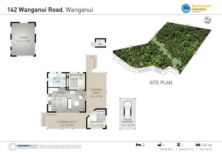 Floorplan of Homely rural property listing, 142 Wanganui Road, Wanganui NSW 2482