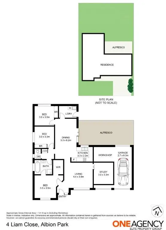 Floorplan of Homely house listing, 4 Liam Close, Albion Park NSW 2527