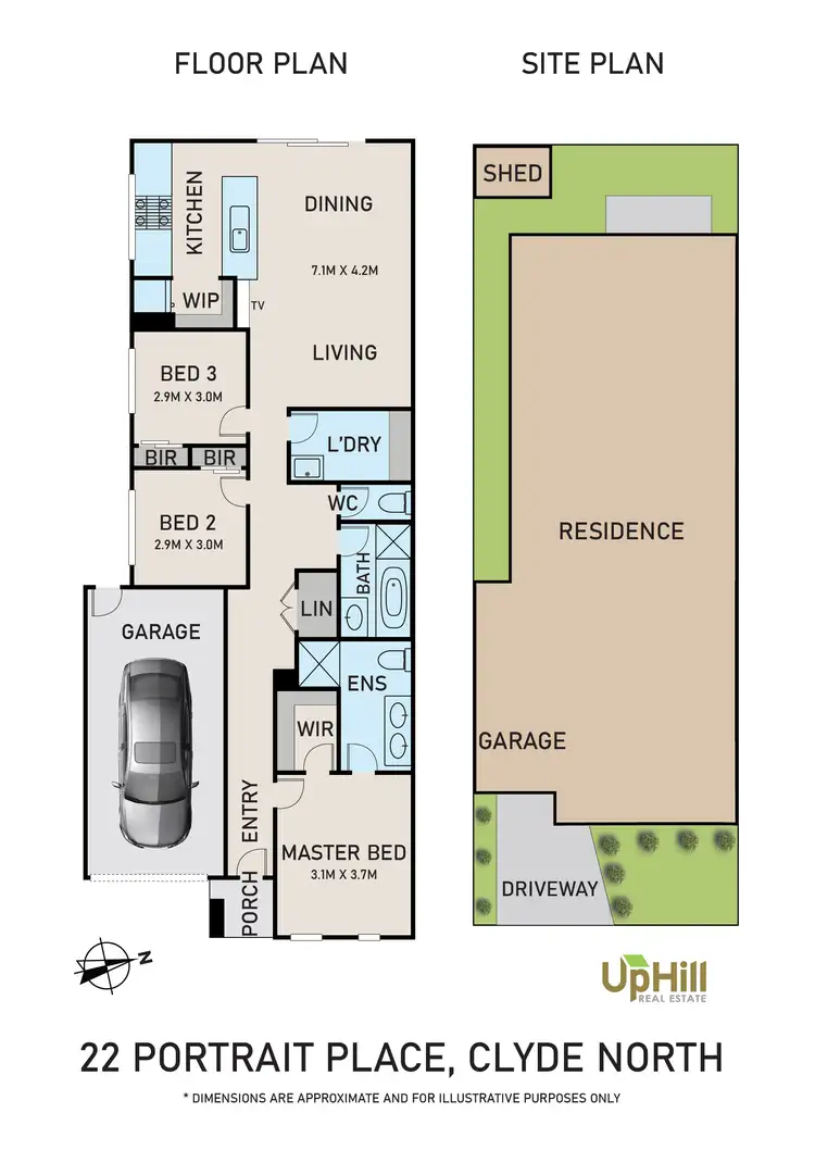 Floorplan of Homely house listing, 22 Portrait Place, Clyde North VIC 3978