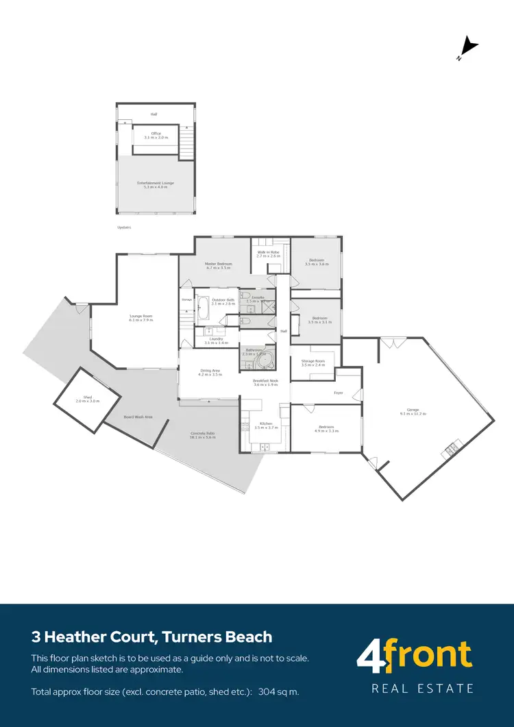 Floorplan of Homely house listing, 3 Heather Court, Turners Beach TAS 7315
