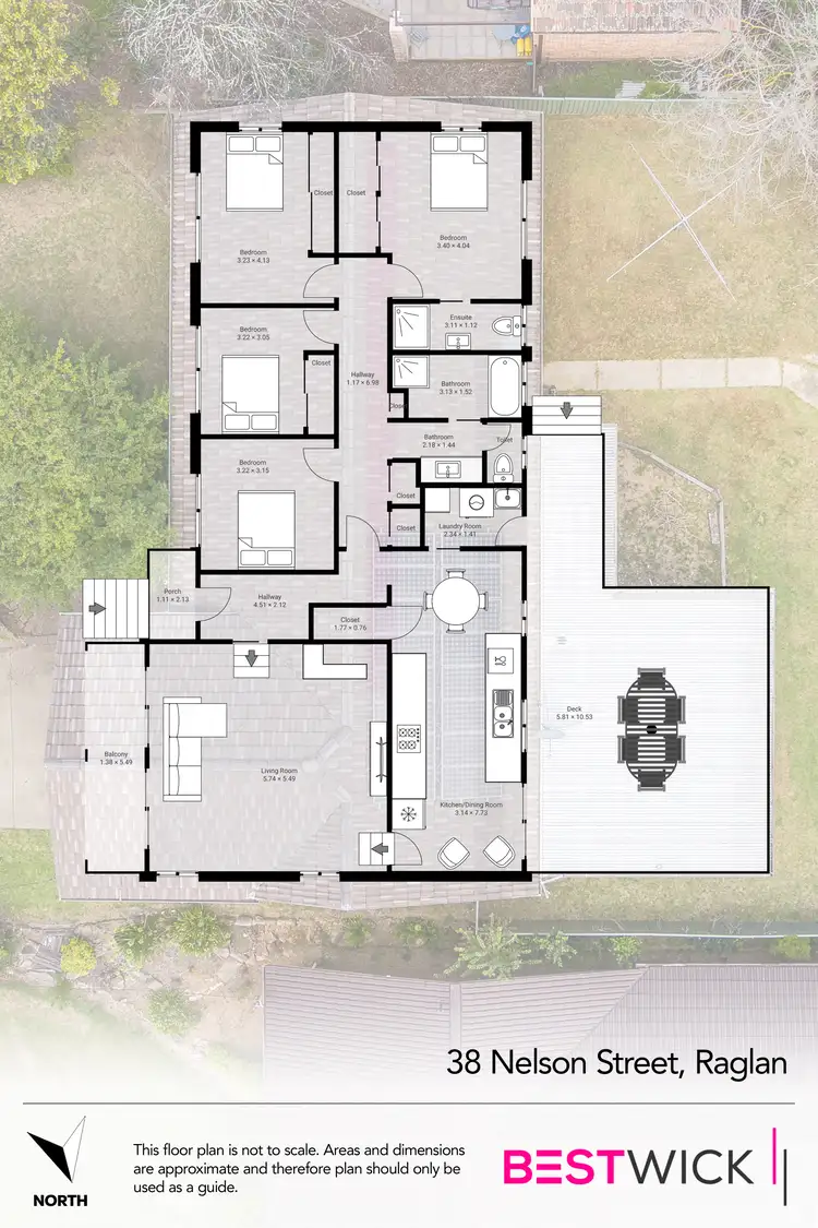Floorplan of Homely house listing, 38 Nelson Street, Raglan NSW 2795