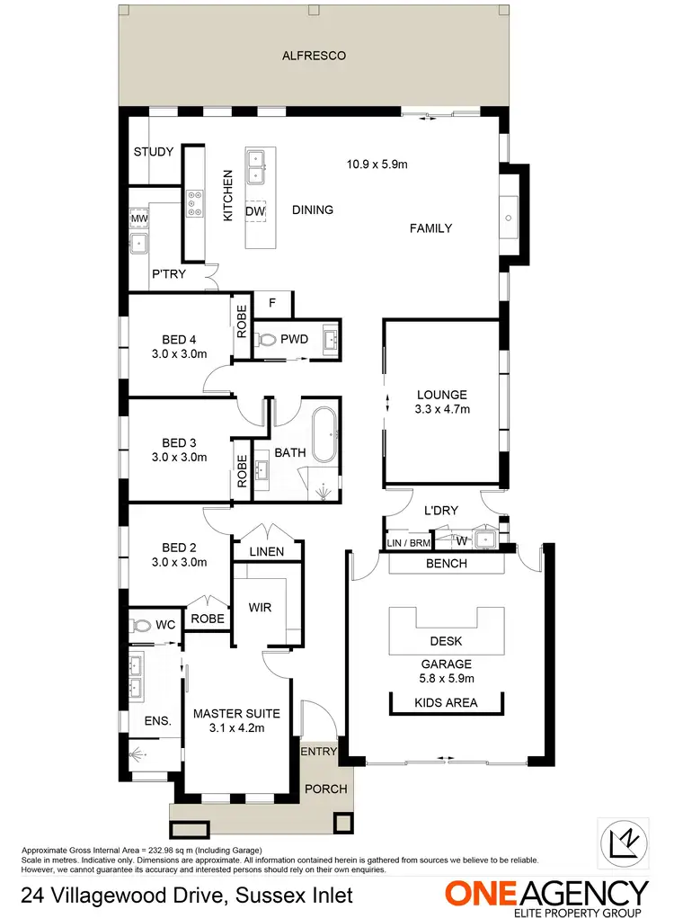Floorplan of Homely house listing, 24 Villagewood Drive, Sussex Inlet NSW 2540