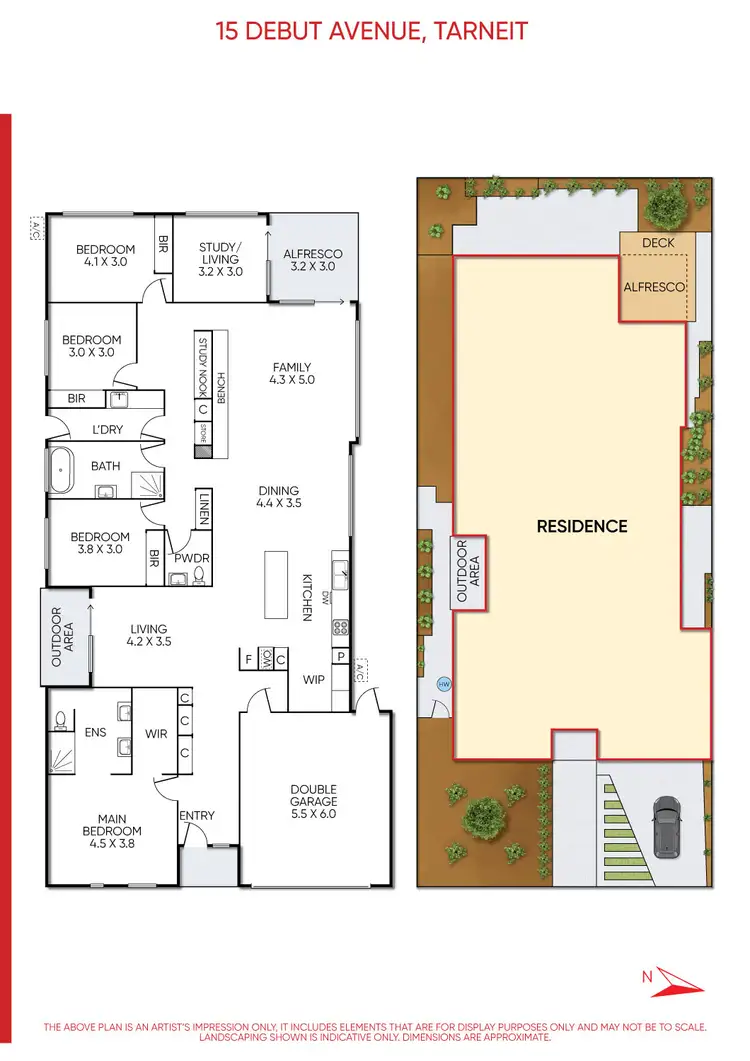 Floorplan of Homely house listing, 15 Debut Avenue, Tarneit VIC 3029