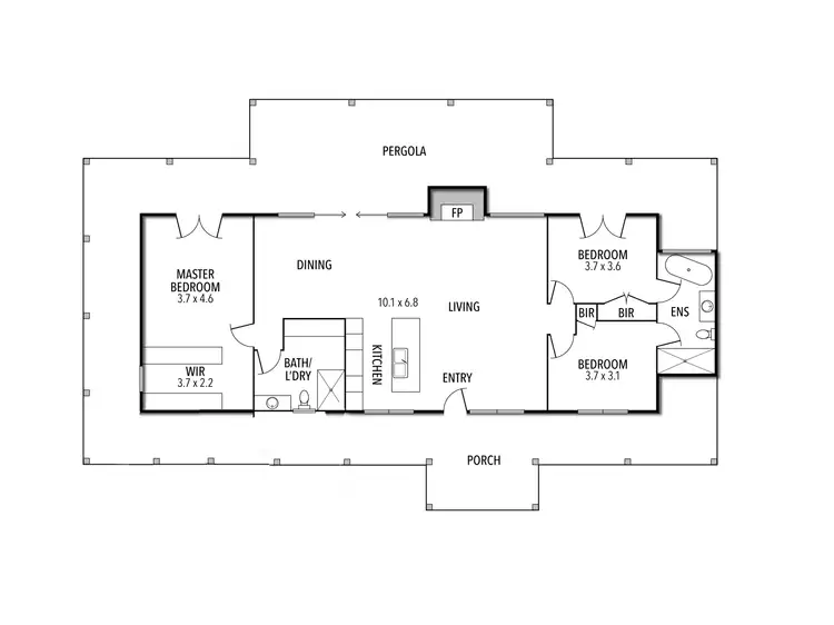 Floorplan of Homely house listing, 3900 Mansfield Woods Point Road, Jamieson VIC 3723