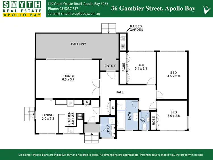 Floorplan of Homely house listing, 36 Gambier Street, Apollo Bay VIC 3233