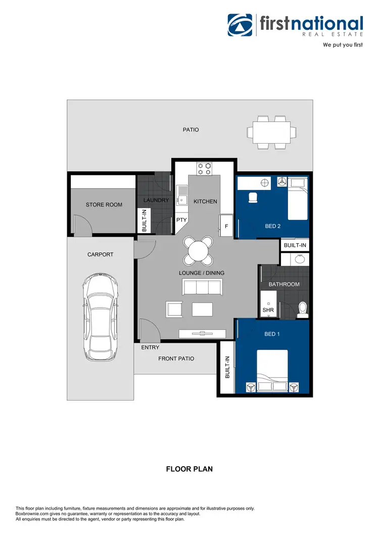 Floorplan of Homely house listing, 1/125 Tate Road, Tolga QLD 4882