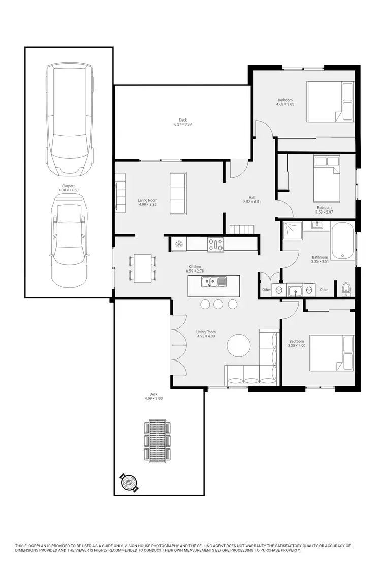 Floorplan of Homely house listing, 11 Oak Avenue, Mildura VIC 3500
