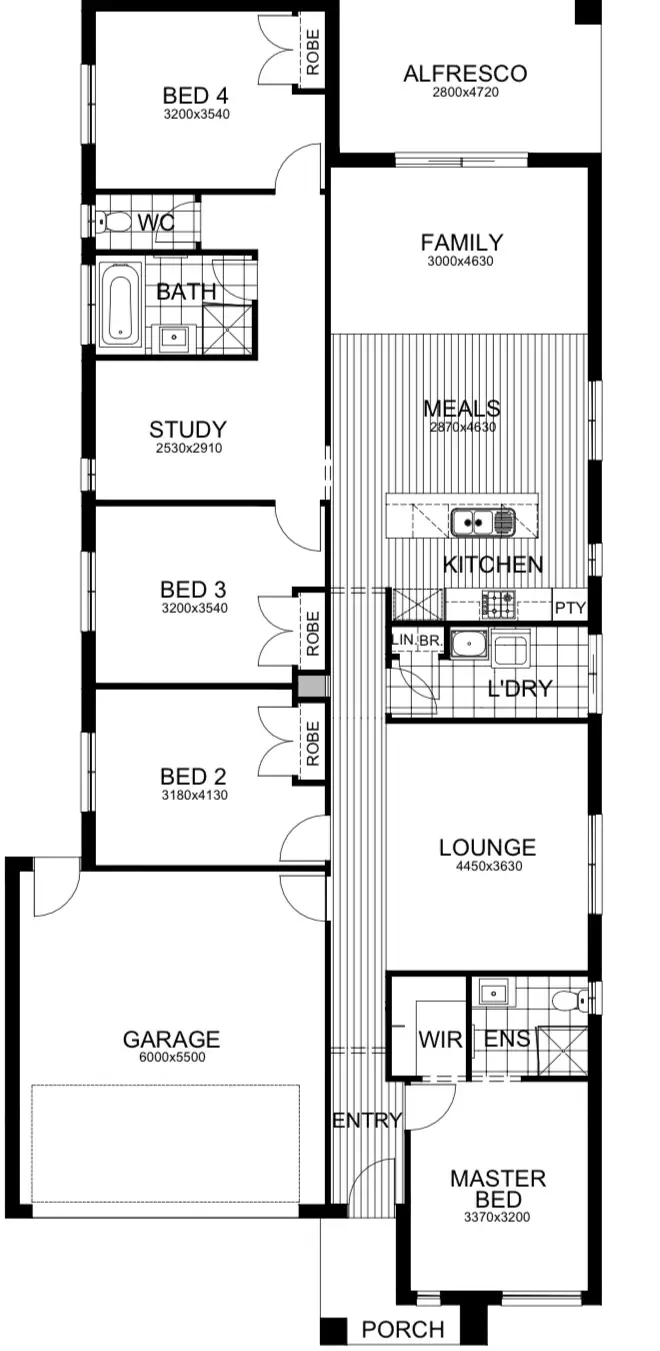 Floorplan of Homely house listing, Lot 728 Colson Way, Berwick VIC 3806