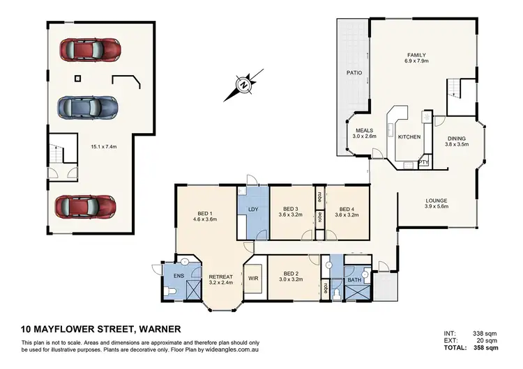 Floorplan of Homely house listing, 10 Mayflower Street, Warner QLD 4500