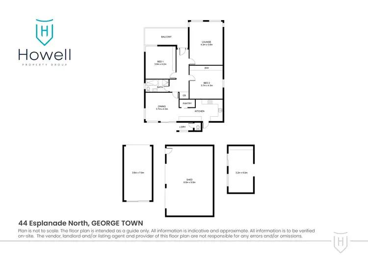 Floorplan of Homely house listing, 44 Esplanade North, George Town TAS 7253