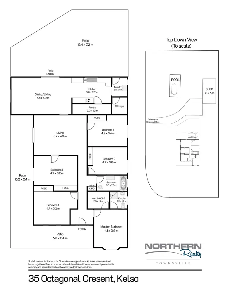 Floorplan of Homely house listing, 35 Octagonal Crescent, Kelso QLD 4815