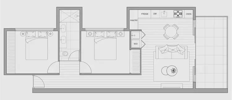 Floorplan of Homely apartment listing, Address available on request