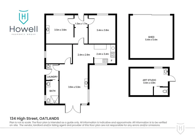 Floorplan of Homely house listing, 134 High Street, Oatlands TAS 7120