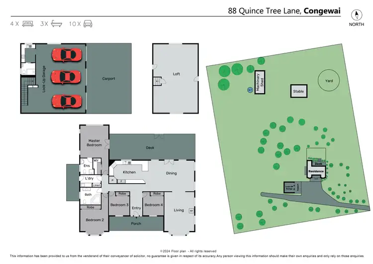 Floorplan of Homely rural property listing, 88 Quince Tree Lane, Congewai NSW 2325