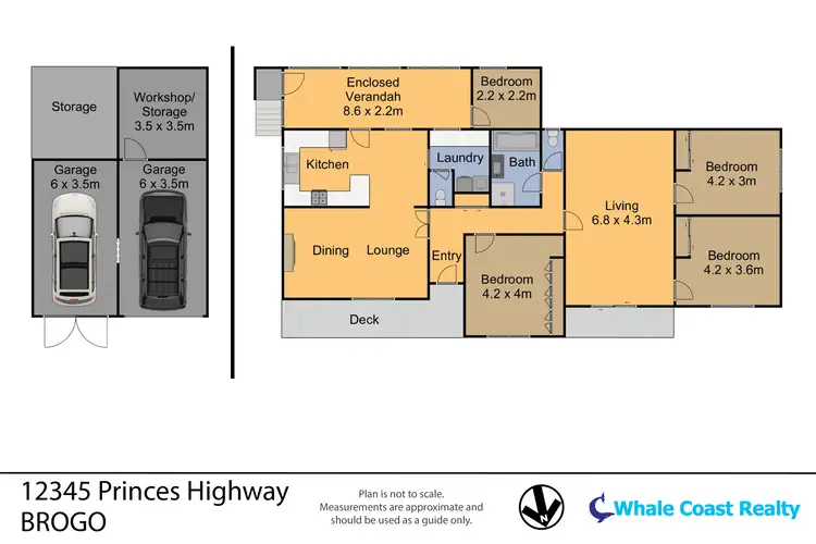 Floorplan of Homely house listing, 12345 PRINCES HIGHWAY, Brogo NSW 2550