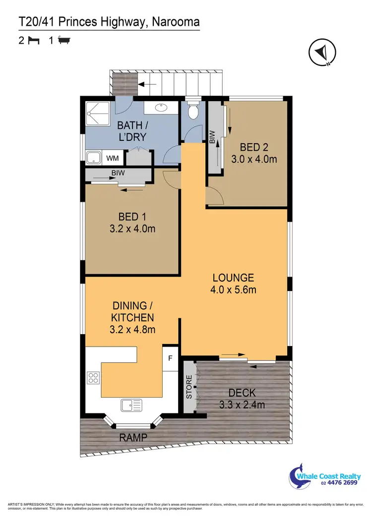 Floorplan of Homely villa listing, T20 Easts Narooma Village, Narooma NSW 2546
