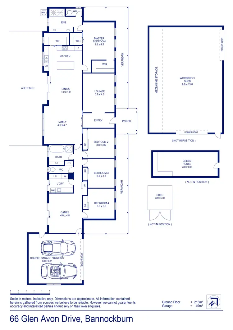 Floorplan of Homely house listing, 66 Glen Avon Drive, Bannockburn VIC 3331