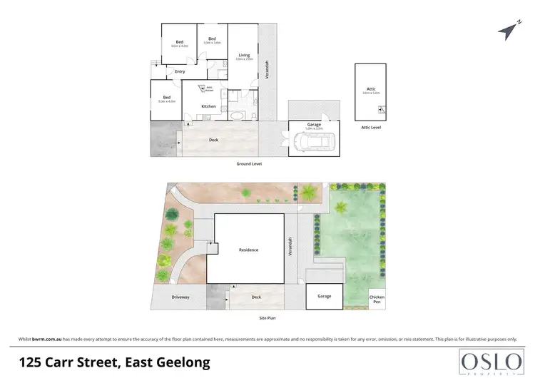 Floorplan of Homely house listing, 125 Carr Street, East Geelong VIC 3219