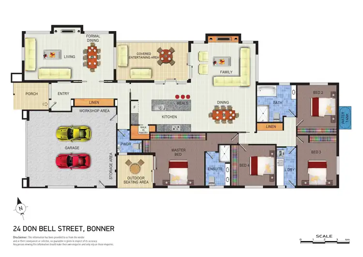 Floorplan of Homely house listing, 24 Don Bell Street, Bonner ACT 2914
